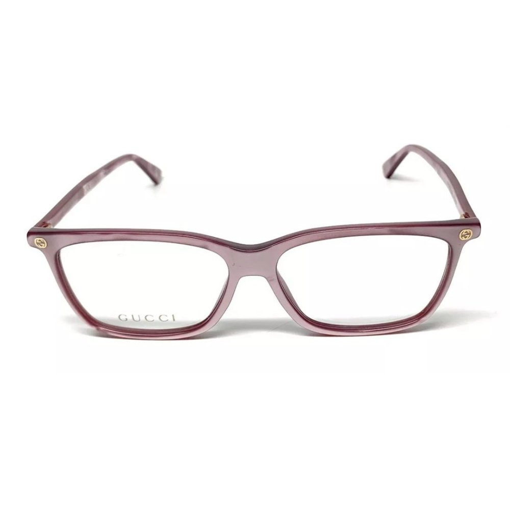 Gucci Women's Shiny Pink Authentic Eyeglasses - Picture 2 of 4